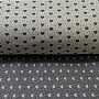 Cotton fabric MINI HEART 05 grey combination