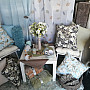 Decorative fabric LEIRE turquoise