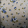 Decorative fabric ELENA tiny blue violets
