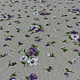 Decorative fabric ELENA tiny purple violets