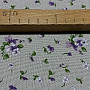 Decorative fabric ELENA tiny purple violets