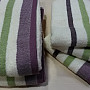 Towels Metrop cream violet-green