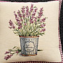 Tapestry cushion cover FLOWERS FROM PROVENCE LAVENDER