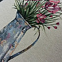 Tapestry pillow FLOWERS from Provence watering can
