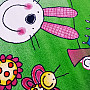 Children carpet Pink rabbit