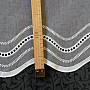 Curtain with embroidered border 375