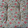 Chair cushion LUCA red roses