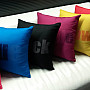 Decorative cushion cover COLORS YELLOW