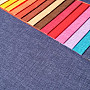 Unicolored decorative fabric EDGAR 602 blue