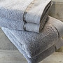 Towel and bath towel MICRO light gray