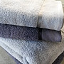 Towel and bath towel MICRO dark gray