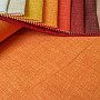 Unicolored decorative fabric EDGAR 202 orange