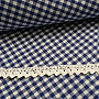 Decorative fabric KANAFAS blue 0.5 cm