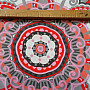 Decorative fabric MANDALA big grey