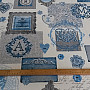 Decorative fabric NOSTALGIA blue