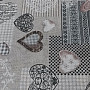 Decorative fabric MAX LOVE grey
