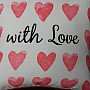 Decorative cushion cover LOVE 4