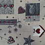 Decorative fabric ZERMAT bordo