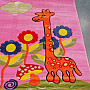 Children&#39;s carpet KIDS GIRAFFE pink