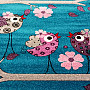 Children&#39;s rug BELLA BIRDS turquoise