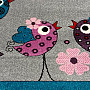 Children's rug BELLA BIRDS gray