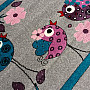 Children's rug BELLA BIRDS gray