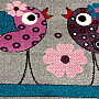 Children's rug BELLA BIRDS gray