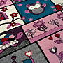 Children&#39;s rug ANIMALS cream