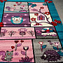 Children&#39;s rug ANIMALS turquoise