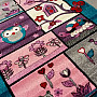 Children&#39;s rug ANIMALS turquoise