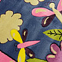 Children&#39;s carpet KIDS BUTTERFLY FRAME pink