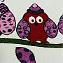 Childrens carpet BELLA  OWLS cream