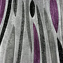 Piece carpet FANTASY gray purple