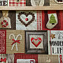 Decorative fabric CHRISTMAS digital print 3D