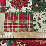 Tapestry fabric Christmas rose HOLLY