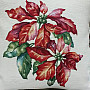 LARGE CHRISTMAS ROSE tapestry cushion cover