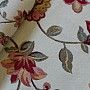 Tapestry fabric LOTOS BORDO combination
