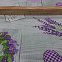 Decorative fabric MIMOSA GRIS lavender