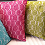 Decorative cushion cover DAKAR turquoise