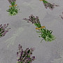 Decorative fabric LAVENDER bouquet LILAC