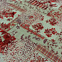 Decorative fabric CINTIA flowers red