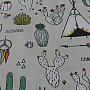 Cotton fabric INDIAN CAMP
