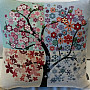 Tapestry cushion cover TREE 4 SEASONS