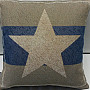 Tapestry cushion cover BLUE STAR 2