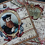 Large GERHARD MERCATOR tapestry cushion cover