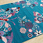 Childrens carpet BELLA Butterflies turquoise