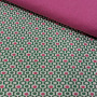 Decorative fabric PEIXO MENTHE/CORAL