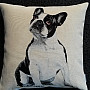 Tapestry cushion cover BULLDOG DOG