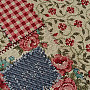 VINTAGE PATCHWORK tapestry fabric