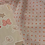 Children decorative fabric TVIST PRINCESS orange